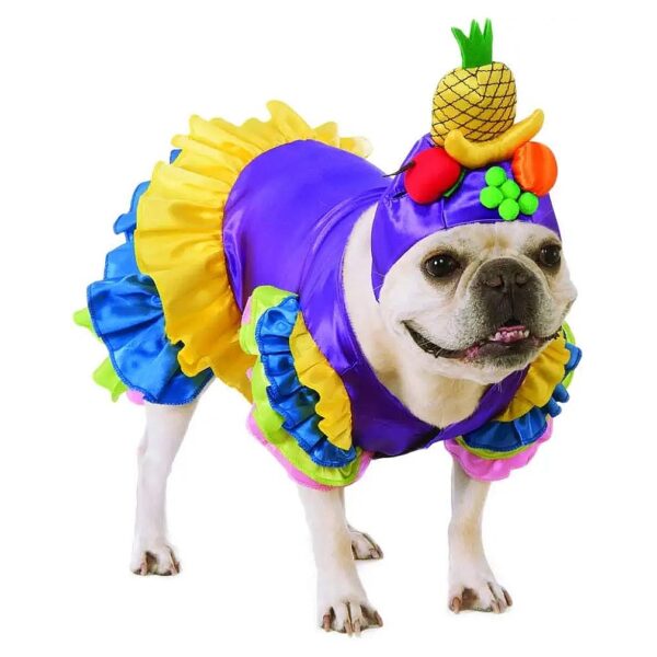 Radiant Fruit Pet Costume for Large Dog Breeds with Soft and Silky Feel