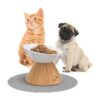 Raised Cat and Dog Bowls for Improved Digestion and Posture