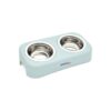 Raised Stainless Steel Food and Water Feeder Bowls for Dogs and Cats