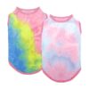 Random Pattern Tie-Dye Dog Shirt Vest for Small Dogs