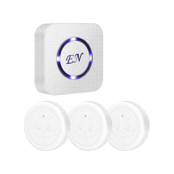 Range Wireless Dog Doorbells for Potty Training - Waterproof and Easy Installation