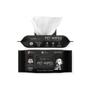 Rated Pet Wipes for Daily Use - Rose Scented