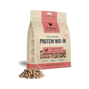 Raw Chicken Freeze-Dried Dog Food Topper for Peak Energy and Nutrition