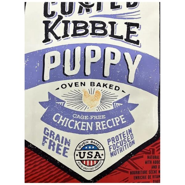 Raw Coated Puppy Kibble for Active Babies with Chicken Flavor