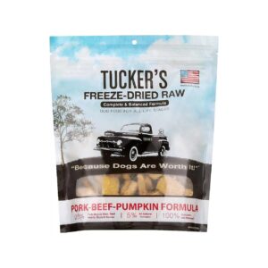 Raw Frozen Freeze Dried Dog Food with Pumpkin and Meat for All Life Stages Nutrition