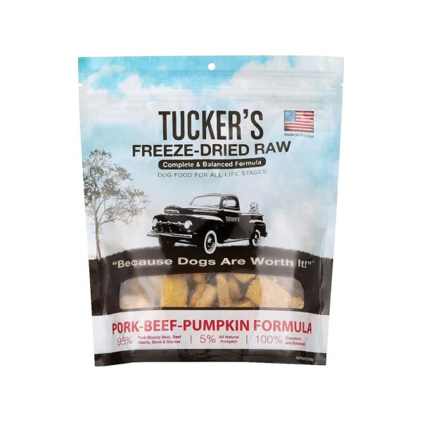 Raw Frozen Freeze Dried Dog Food with Pumpkin and Meat for All Life Stages Nutrition