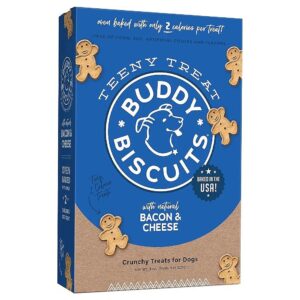 Real Bacon and Cheese Flavors in Tiny Crunchy Dog Treats