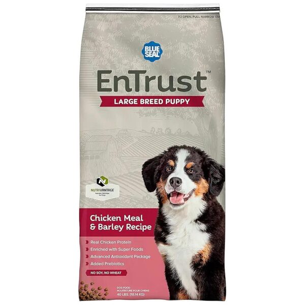 Real Chicken and Barley Puppy Food with Antioxidants and Prebiotics for Healthy Digestion