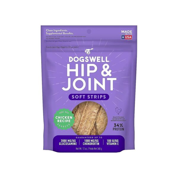 Real Chicken and Glucosamine Hip and Joint Dog Treats with Omega 3