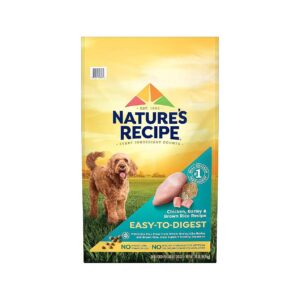 Real Chicken and Whole Grains Adult Dog Food for Easy Digestion