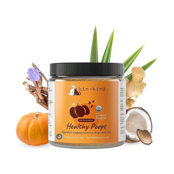 Real Food Pumpkin Powder for Dogs and Cats with Coconut and Flax Seed