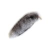 Real Silver Blue Fox Tail Fur Handbag Accessory for Women and Kids