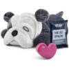 Realistic Stuffed Dog Toy with Soothing Heartbeat and Heat for Anxiety Relief