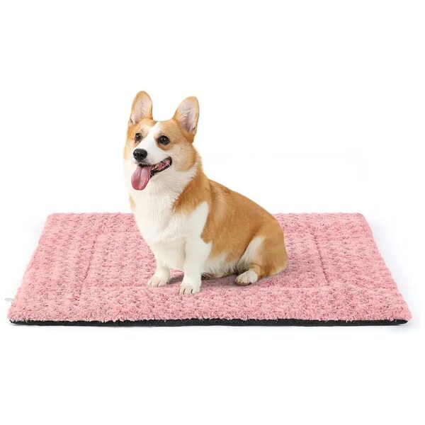 Rebound Cotton Dog Bed Mat with Non-Slip Bottom for Small Dogs