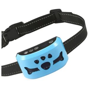 Rechargeable Anti-Bark Collar with 7 Sensitivity Levels for Small Dogs 8-150 lbs