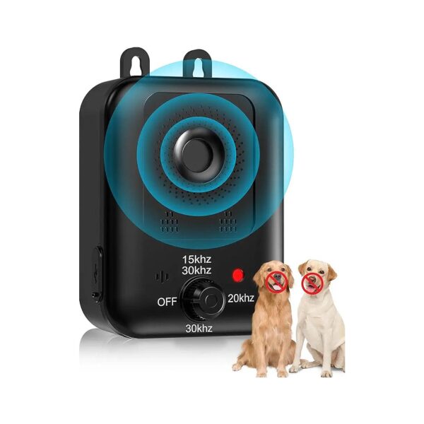 Rechargeable Anti-Barking Devices for Indoor and Outdoor Dogs with 3 Adjustable Modes