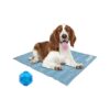 Rechargeable Cooling Gel Pad Dog Mat with Attached Toy for Summer Pet Comfort