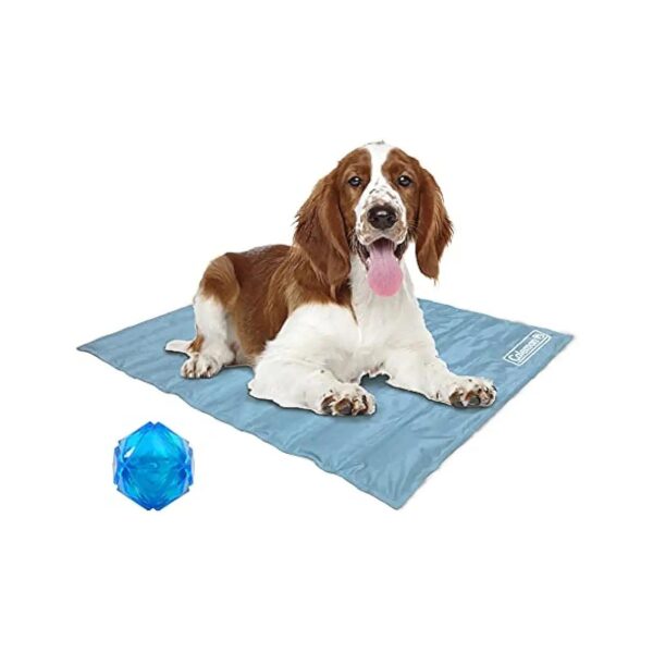 Rechargeable Cooling Gel Pad Dog Mat with Attached Toy for Summer Pet Comfort