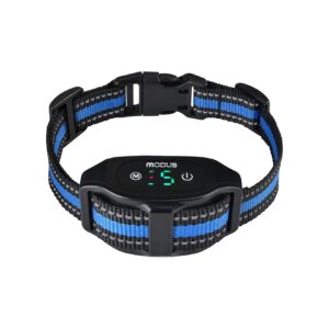 Rechargeable Dog Bark Collar with Shock and Vibration Training for Small to Large Dogs