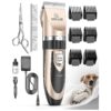 Rechargeable Low Noise Cordless Dog Clippers for Thick Hair with Adjustable Comb