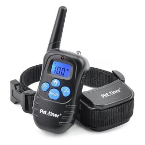 Rechargeable Rainproof Dog Training Collar with Beep Vibra and Static Stimulation