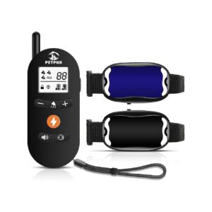 Rechargeable Waterproof Dog Training Collar with 3 Training Modes and Small Receiver