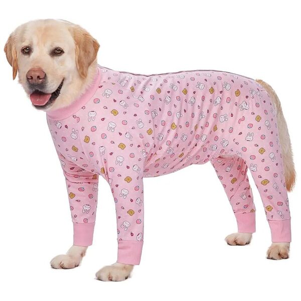 Recovery Suit for Large Medium Dogs After Surgery with Soft Anti Licking Fabric