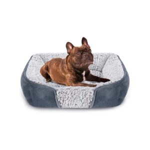 Rectangle Dog Bed with Orthopedic Support for Small to Medium Dogs