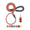 Red 6 Foot Slip Lead Dog Leash with Anti Choking Clasp and Padded Handle