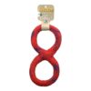 Red 8-Inch Handmade Wool Interactive Dog Toy