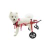 Red Aluminum Adjustable Dog Wheelchair for Back Legs with Hind Leg Mobility Issues