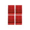 Red Clipper Blade Storage Tray for 10 Blades with Mounting Hardware