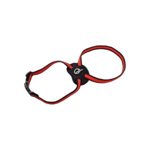 Red Dog Harness Breathable Mesh Adjustable Comfortable Overhead Fit