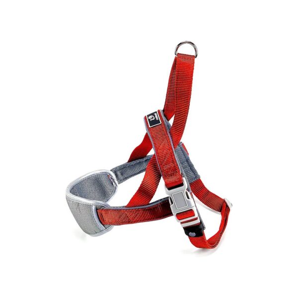 Red Dog Walking Harness with Soft Chest Padded, Easy Control for Outdoor Adventures