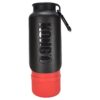 Red Dog Water Bottle and Bowl Combo for Hiking and Travel