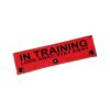 Red Dogs Leash Sleeve WITH "IN TRAINING LOOK AWAYSTAY AWAY" Funny Dog Accessories