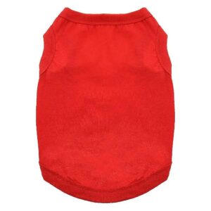 Red Flame Scarlet Dog Cotton Tank Top Size 2XL for a Stylish and Comfortable Look