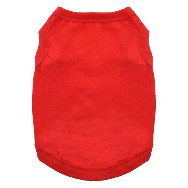 Red Flame Scarlet Dog Cotton Tank Top Size 2XL for a Stylish and Comfortable Look