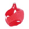 Red Heart Dot Polyester Vest Harness for Miniature Dogs XS