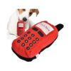 Red Hot Plush Cell Phone Toy with Squeaky Sounds for Dogs Cats Both to Enjoy