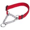 Red Martingale Dog Collar with Adjustable Size 16-24 Inch