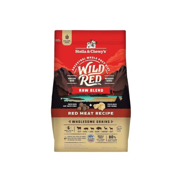 Red Meat Recipe Dog Food with Six Poultry Free Animal Protein Sources