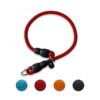 Red Nylon Dog Collar with Adjustable Stopper and Dog Training Compatible