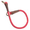 Red Nylon Slip-On Training Collar USA Made with Premium Polypropylene Rope for Large Dogs