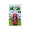 Red Plastic Dog Hydrant Dispenser with 15 Count Dog Waste Bags