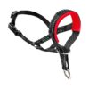 Red Reflective Dog Head Halter with Adjustable Nylon Strap for Small Medium Large Dogs