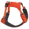 Red Sockeye Lightweight Adjustable Dog Harness for Small Dogs Walking Hiking Trail