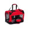 Red Soft Folding Pet Crate