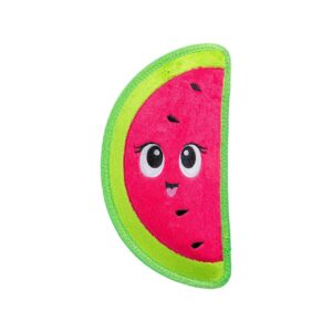 Red Watermelon Medium Squeaky Dog Toy with Durable Outer Layer and Jumbo Squeaker