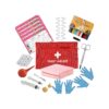 Red Whelping Kit with Pads Ensures Smooth and Safe Birth and Care for Newborn Puppies